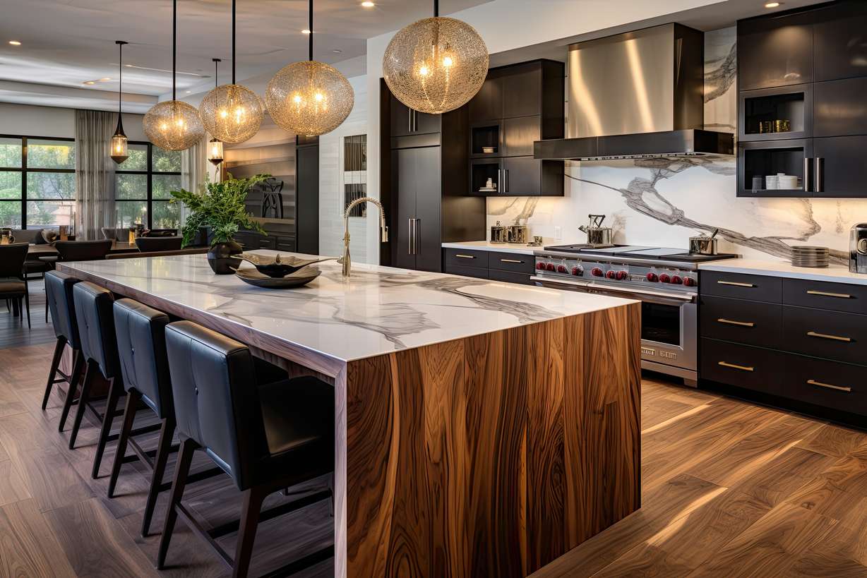 Key emerging trends in kitchen countertop design for 2025