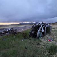 Medical assistant helps victims of wrong-way crash along I-15